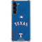 MLB Texas Rangers Alternate/Away Jersey Galaxy S24 FE Clear Case